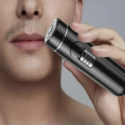 גילוח חשמלי קומפקטי ונוח עבור גברים-נטענת usb, רטוב ויבש, כפתור אחד קל לשימוש-מושלם עבור הבית, רכב ולנסיעות!